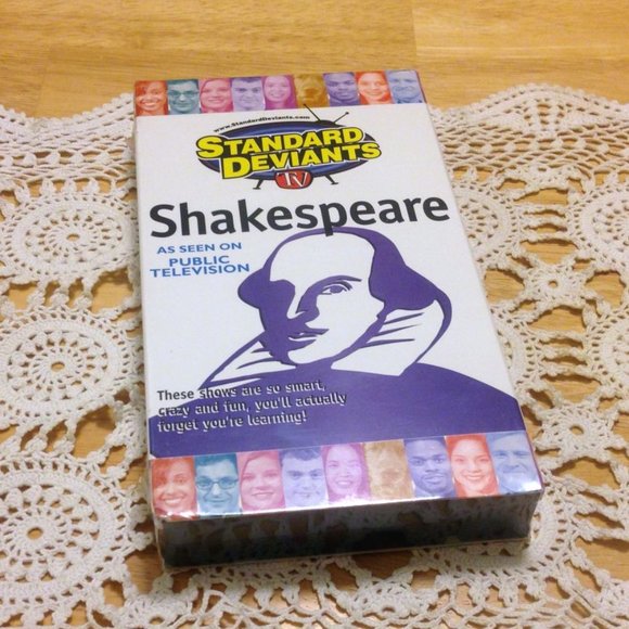 Collectible Standard Deviants TV Shakespeare VHS from cerebellum - Picture 1 of 5